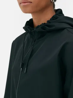 Parka Imperméable Légère à Capuche