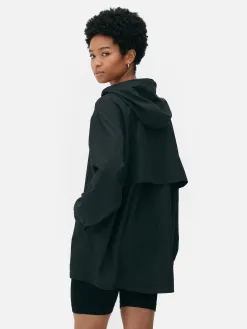 Parka Imperméable Légère à Capuche