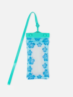 Pochette Pour Téléphone Imperméable à Fleurs