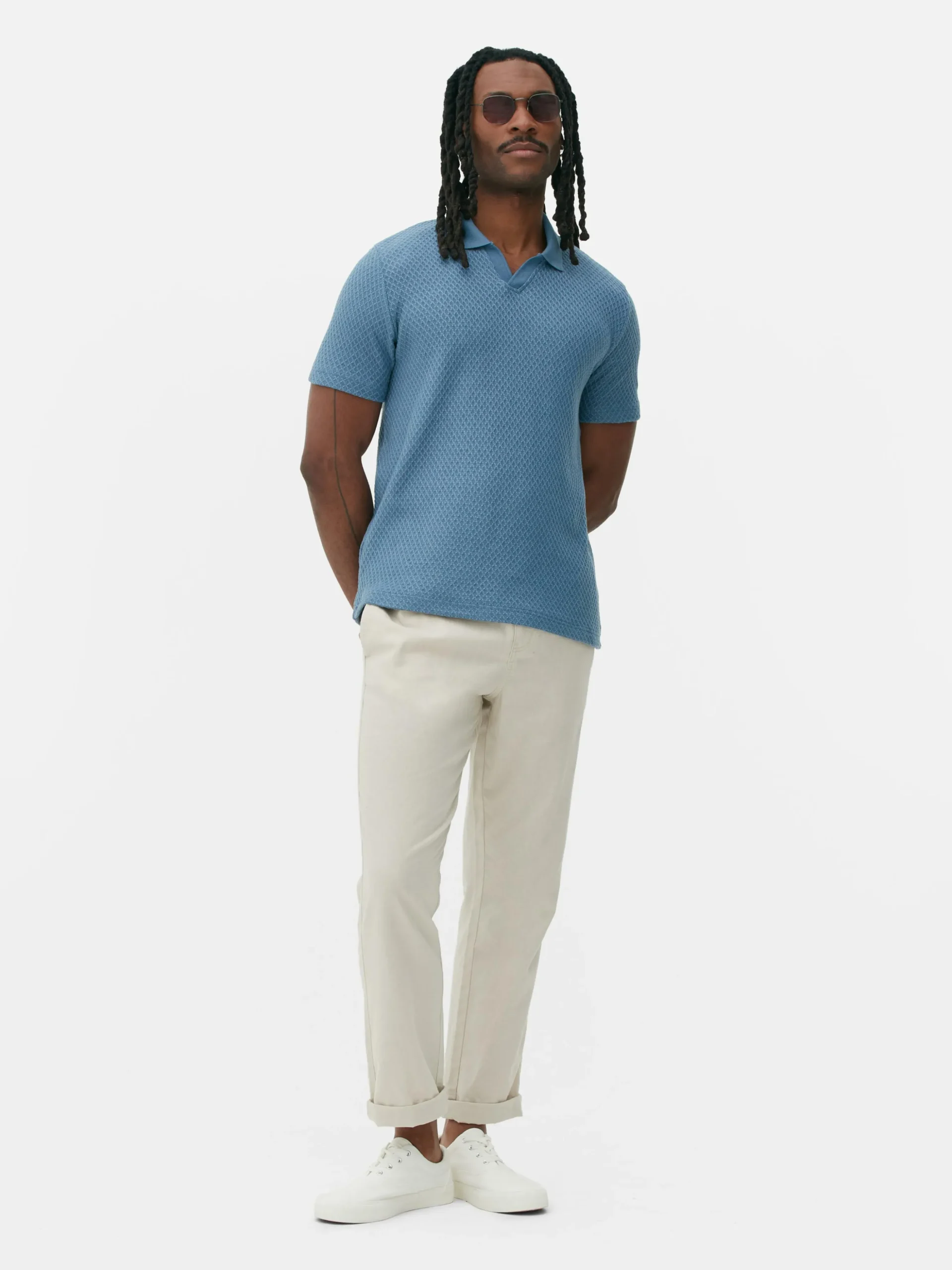 Polo En Maille Texturée Kem