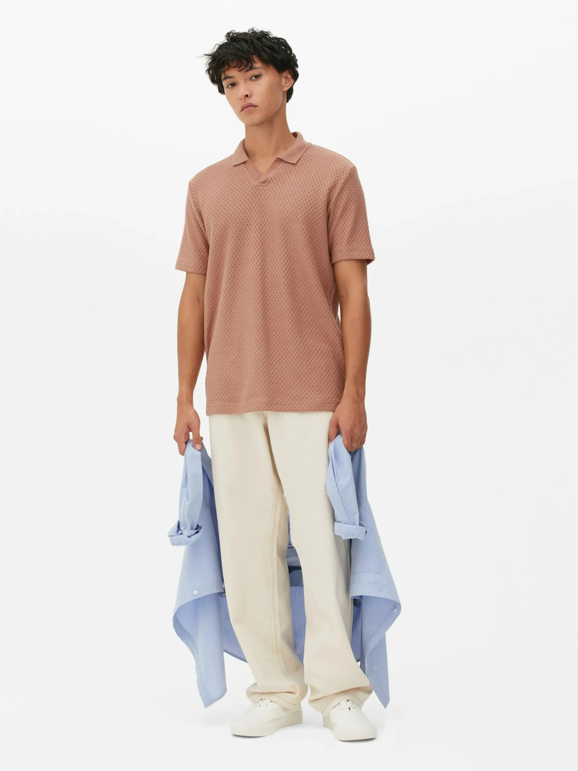 Polo En Maille Texturée Kem