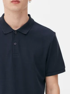 Polo En Piqué à Manches Courtes