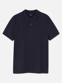 Polo En Piqué à Manches Courtes