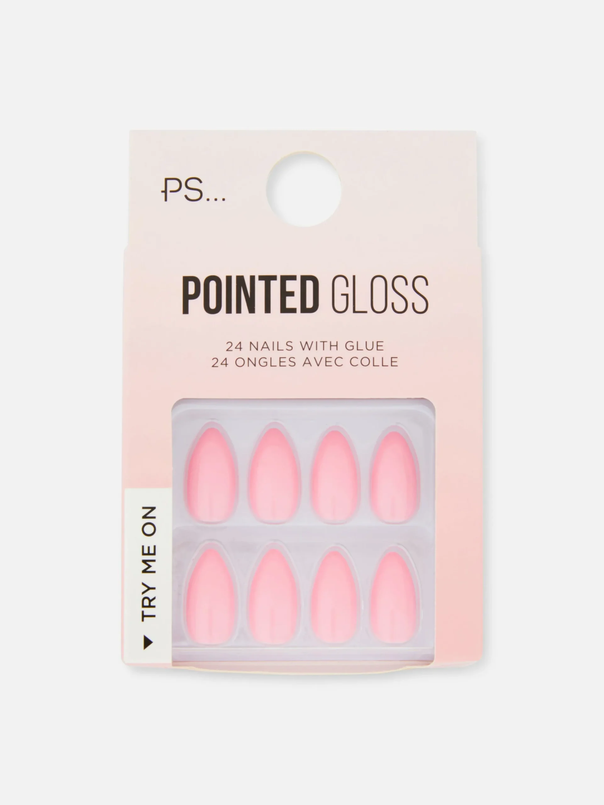 PS... Faux Ongles Brillants Pointus