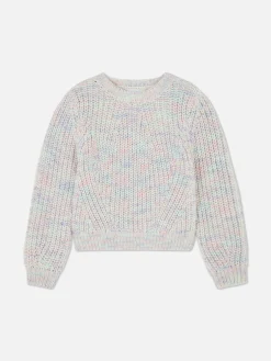 Pull En Maille Effet Chiné