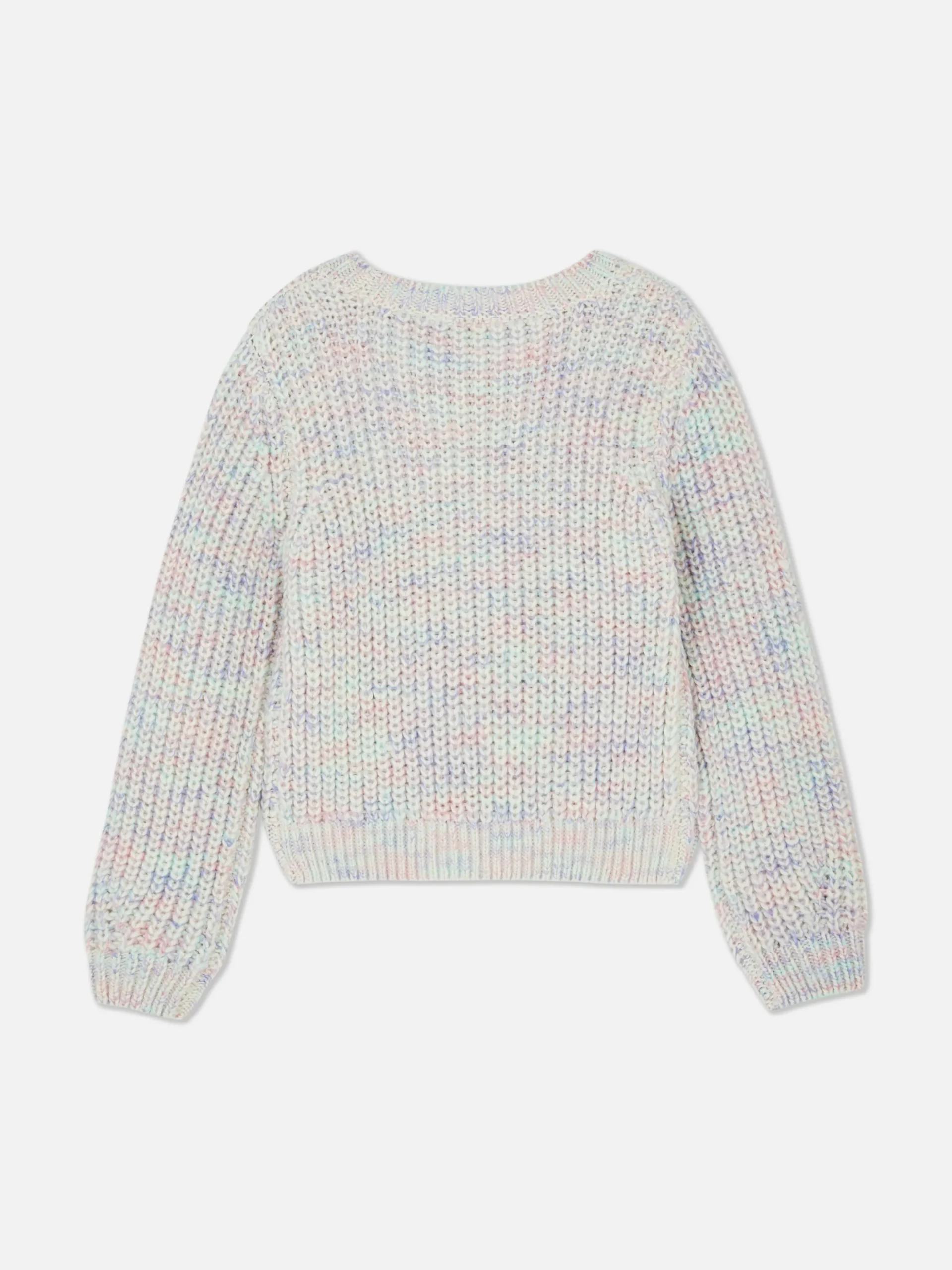 Pull En Maille Effet Chiné
