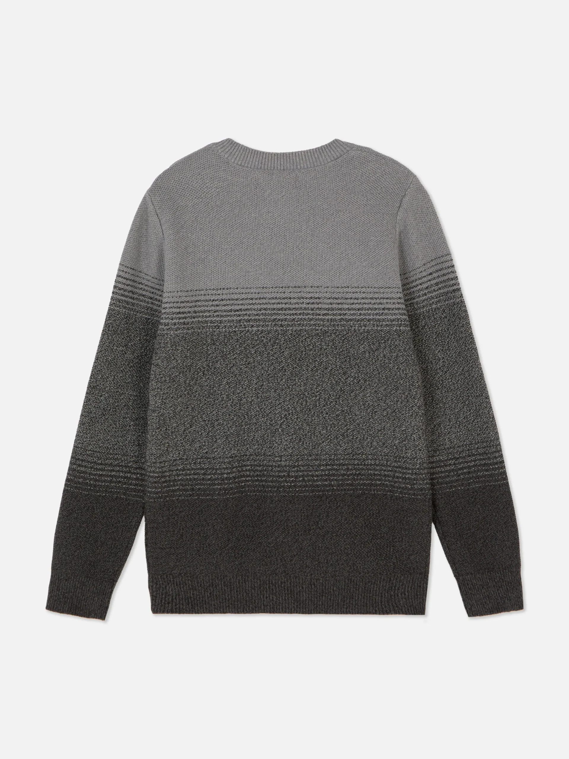 Pull En Maille Texturée à Rayures