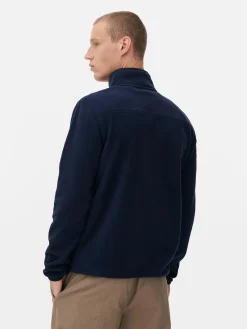Pull En Molleton à Col Zippé
