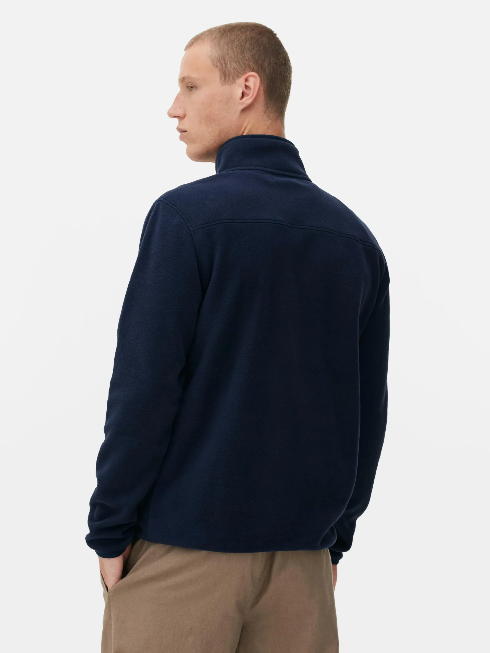 Pull En Molleton à Col Zippé