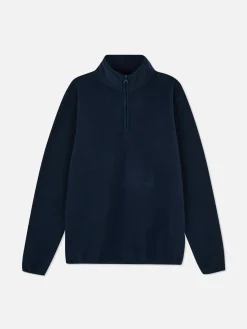 Pull En Molleton à Col Zippé