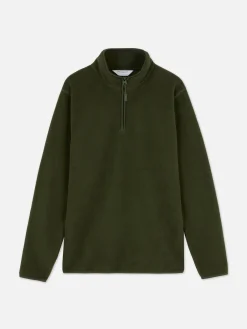 Pull En Molleton à Col Zippé