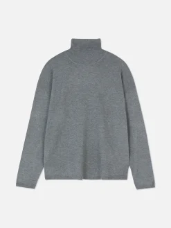 Pull Fine Maille à Col Roulé