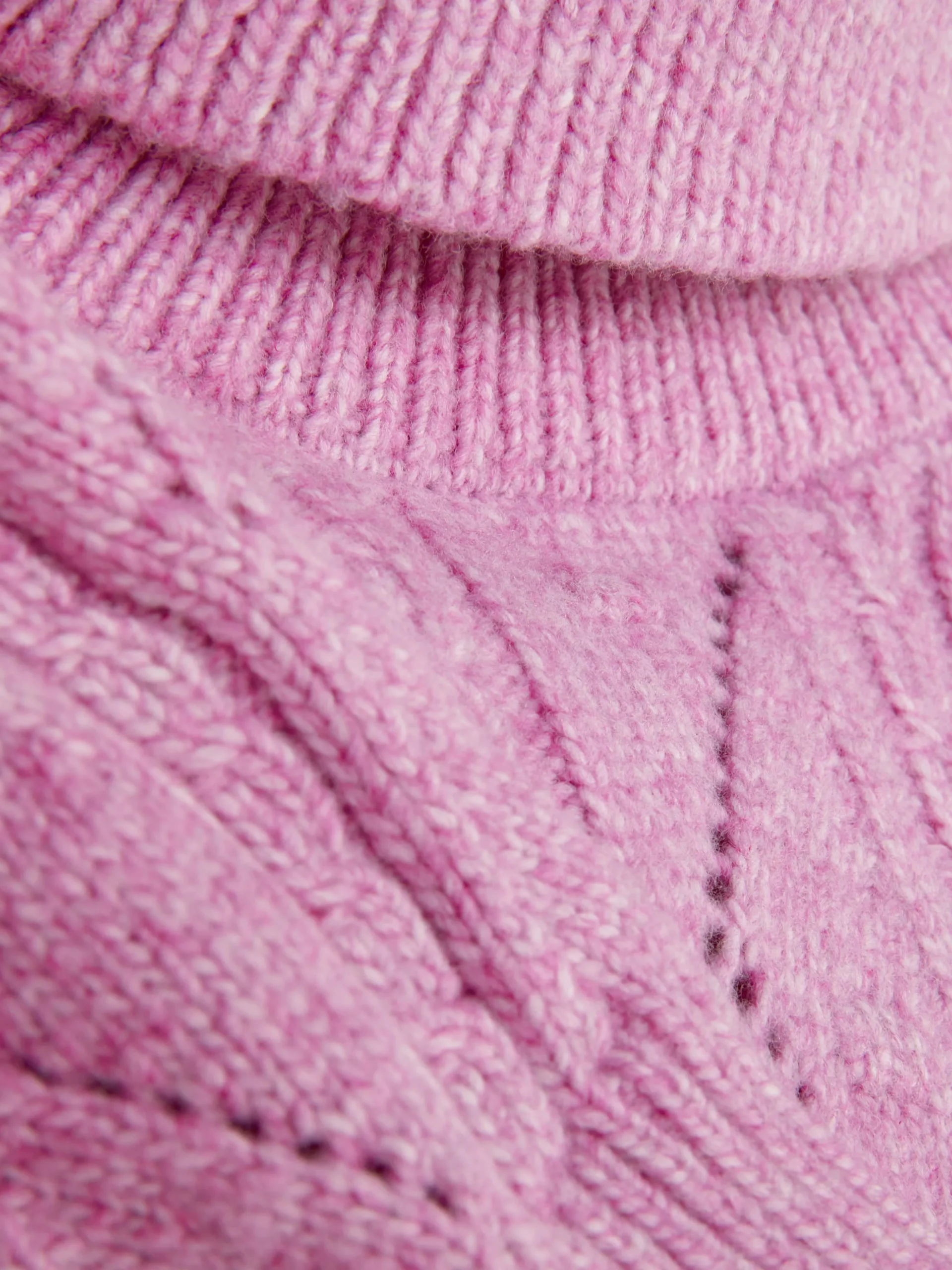 Pull Tricoté à Col Roulé