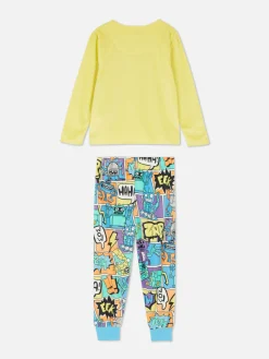 Pyjama à Imprimé Robot