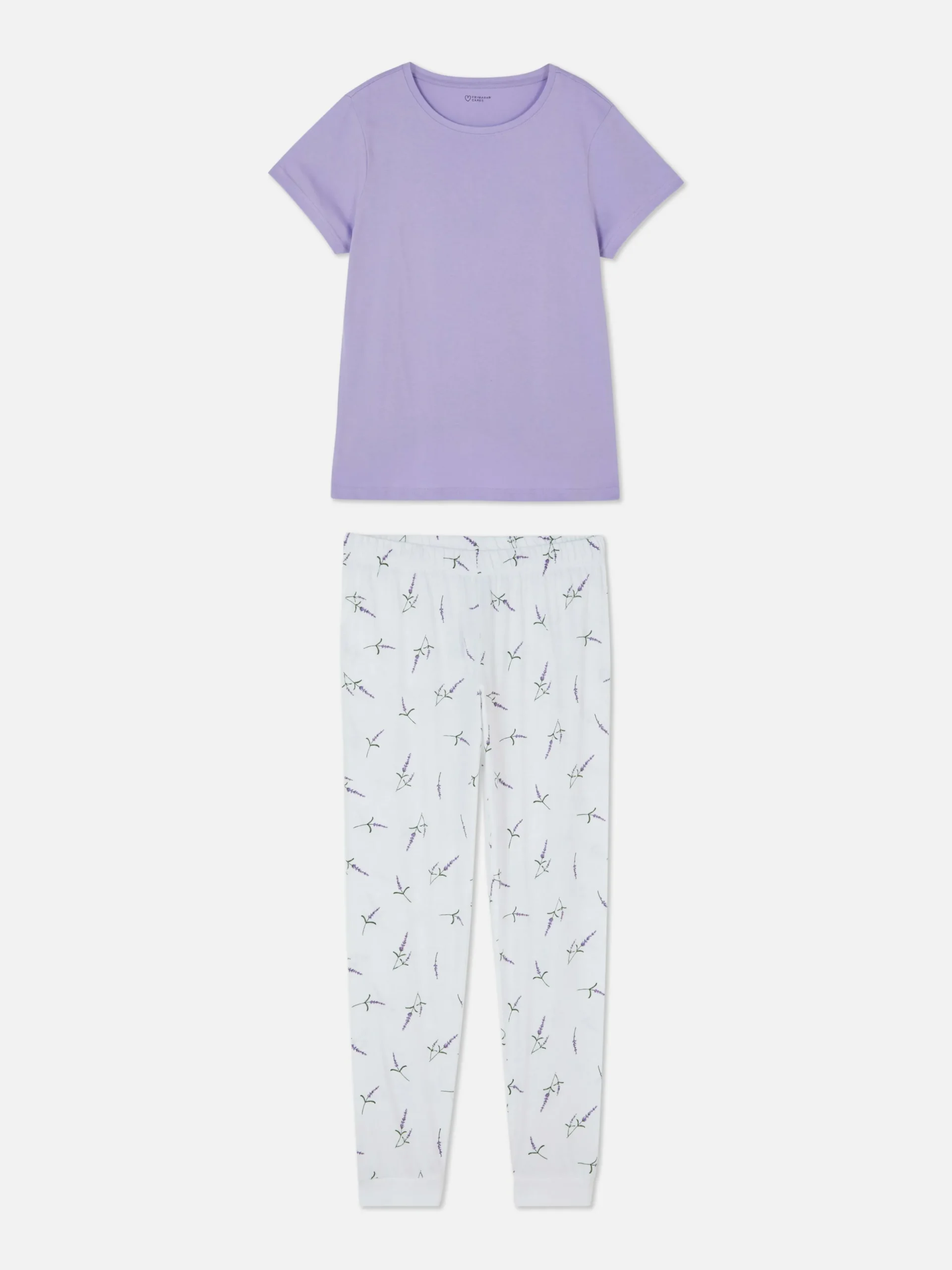 Pyjama à Manches Courtes En Jersey Imprimé