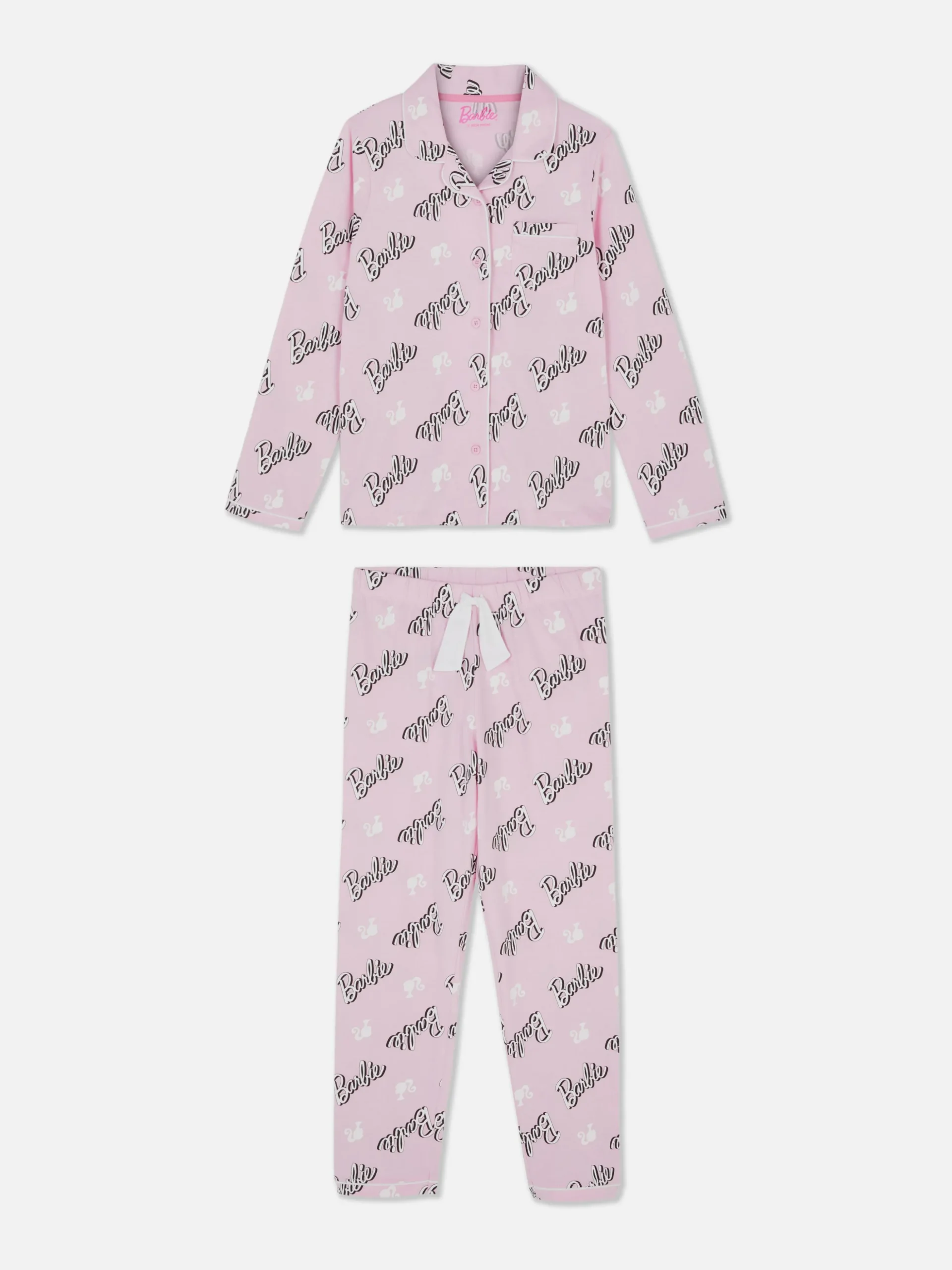 Pyjama Chemise à Manches Longues Barbie