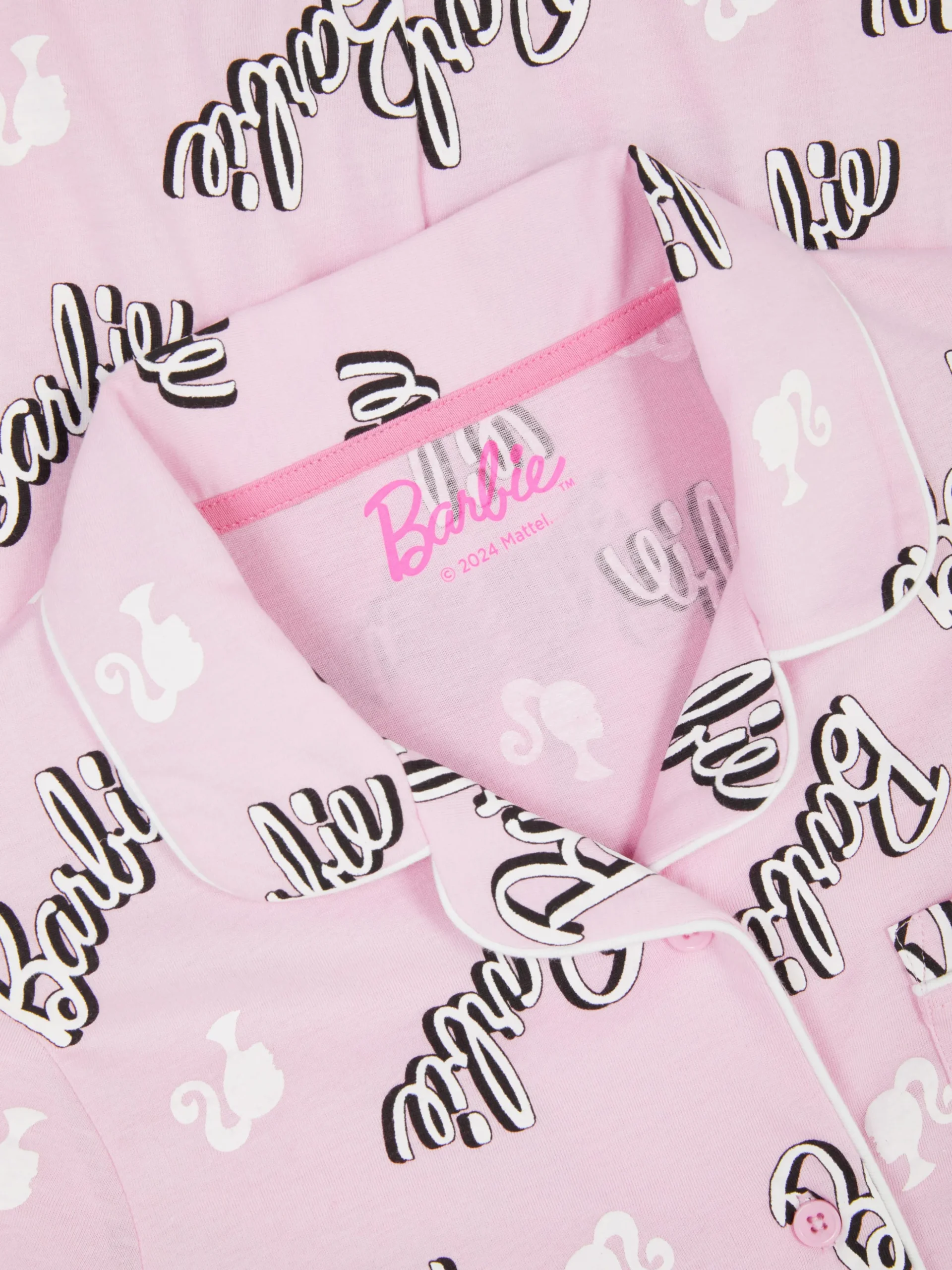 Pyjama Chemise à Manches Longues Barbie