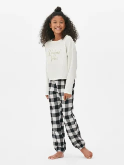 Pyjama En Flanelle Brodé