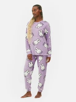 Pyjama En Molleton à Manches Longues Miffy