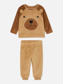 Pyjama En Molleton à Motif Ours