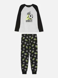 Pyjama En Polaire à Motif Ballon De Foot