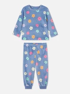 Pyjama En Velours Graphique