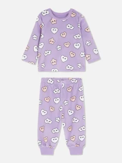 Pyjama En Velours Graphique