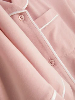 Pyjama Short à Boutons