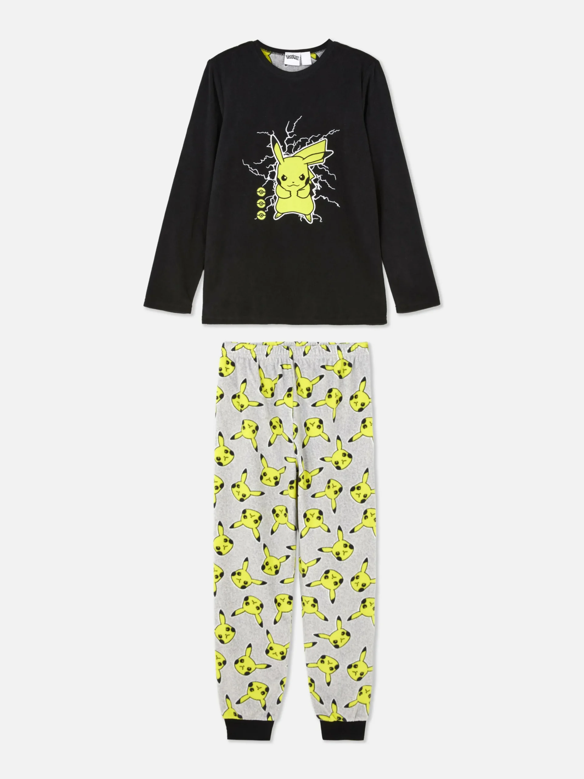 Pyjama T-shirt Et Pantalon Pokémon Pikachu