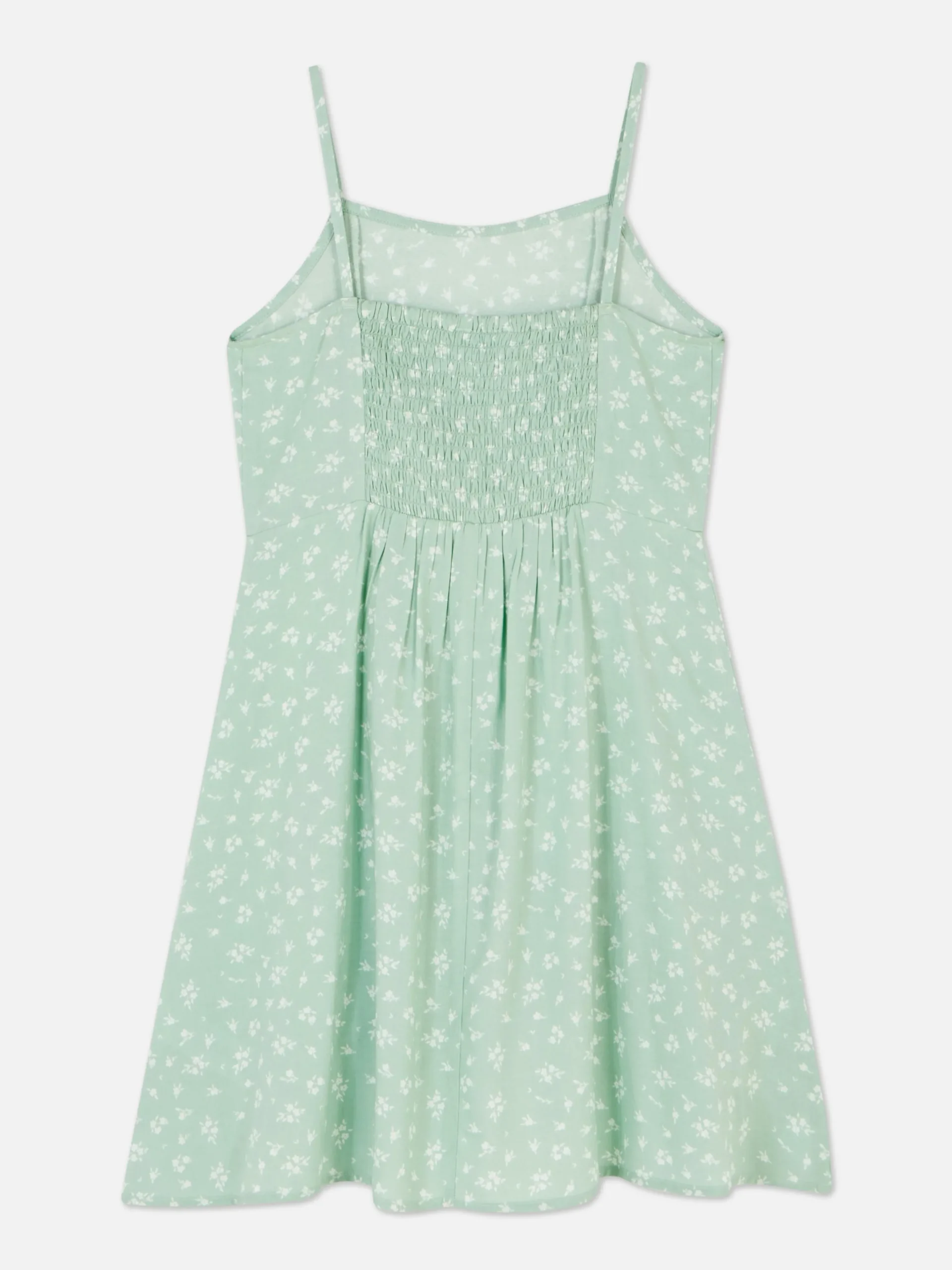 Robe à Fines Bretelles Et à Motifs