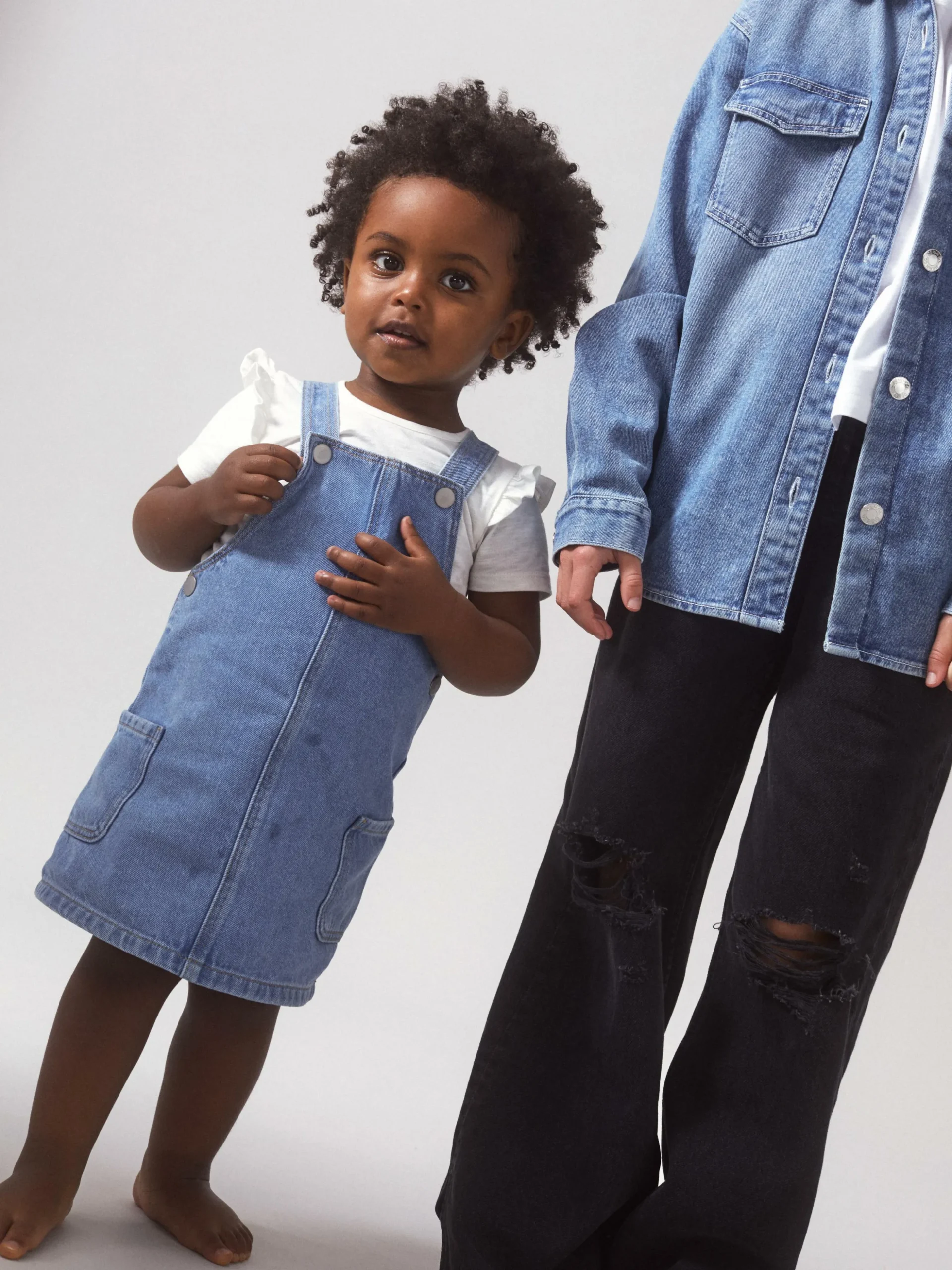 Robe Chasuble En Denim