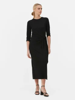 Robe En Jersey à Nouer Sur Le Côté The Edit