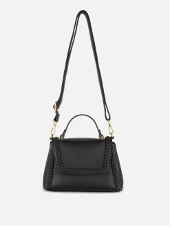 Sac à Bandoulière à Détails Tressés