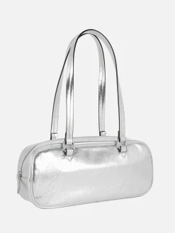 Sac à Bandoulière En Tissu Froncé Texturé