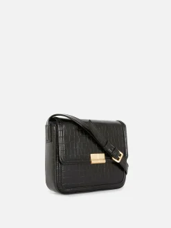 Sac à Bandoulière Imitation Croco