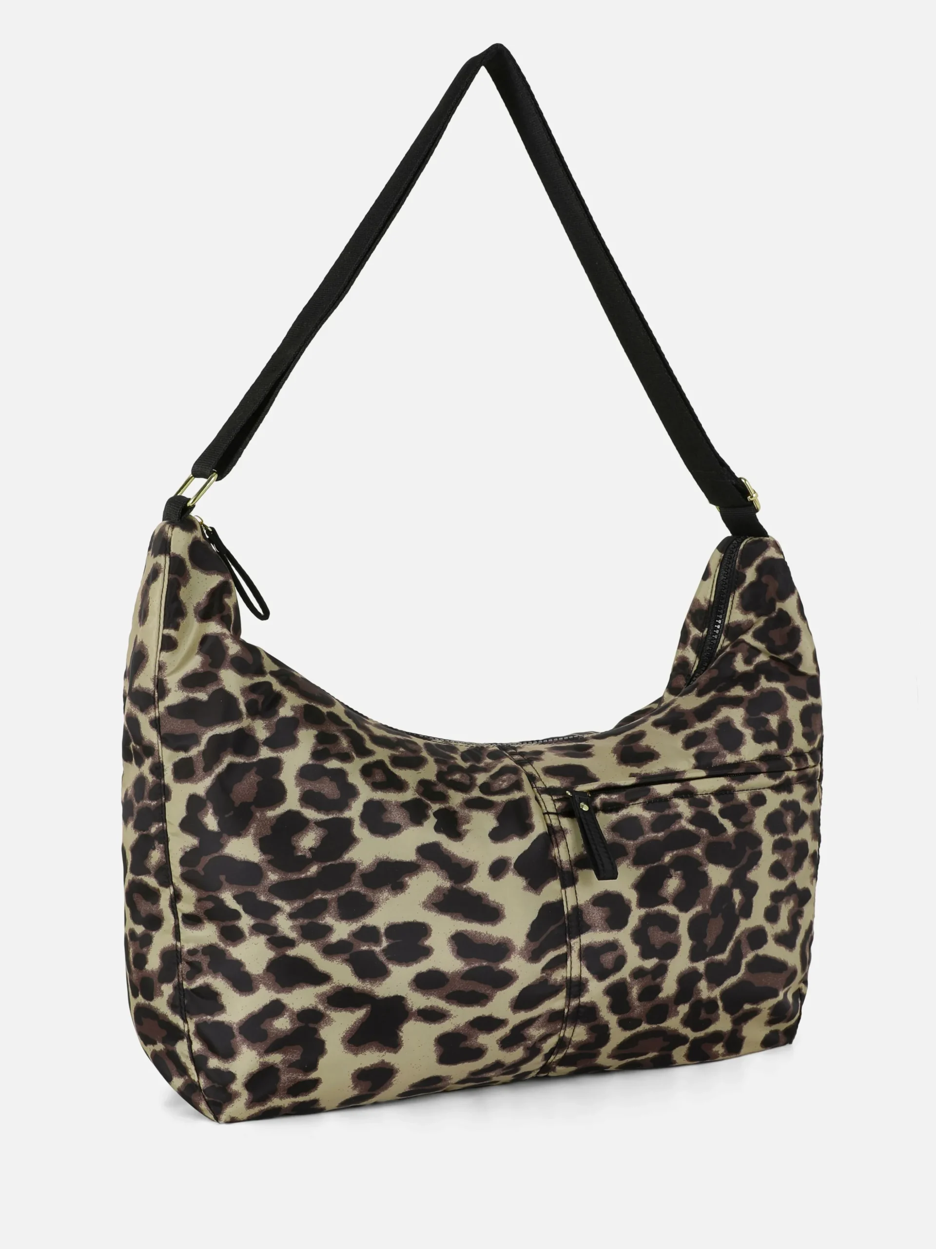 Sac à Bandoulière Oversize à Imprimé Léopard