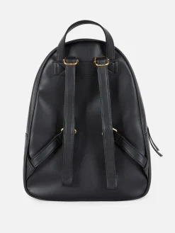 Sac à Dos En Simili Cuir Matelassé