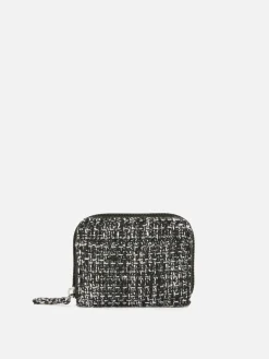 Sac à Main Zippé à Texture Bouclée