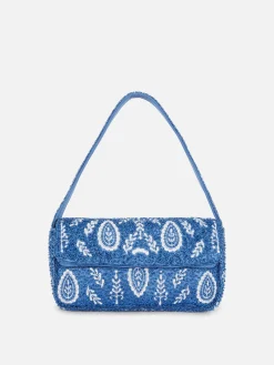 Sac Bandoulière Orné De Perles