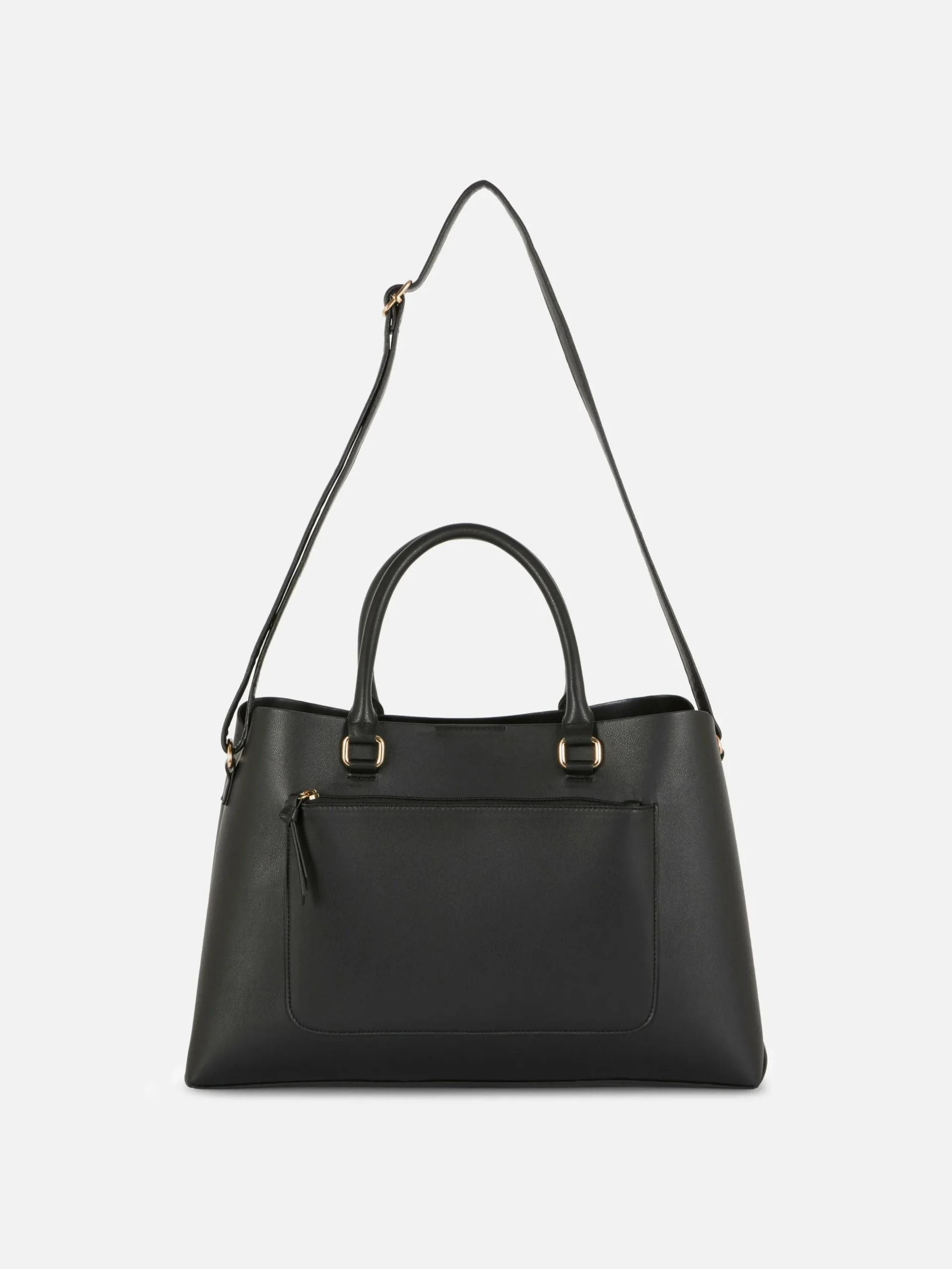Sac Fourre-tout En Simili Cuir à Poche Zippée
