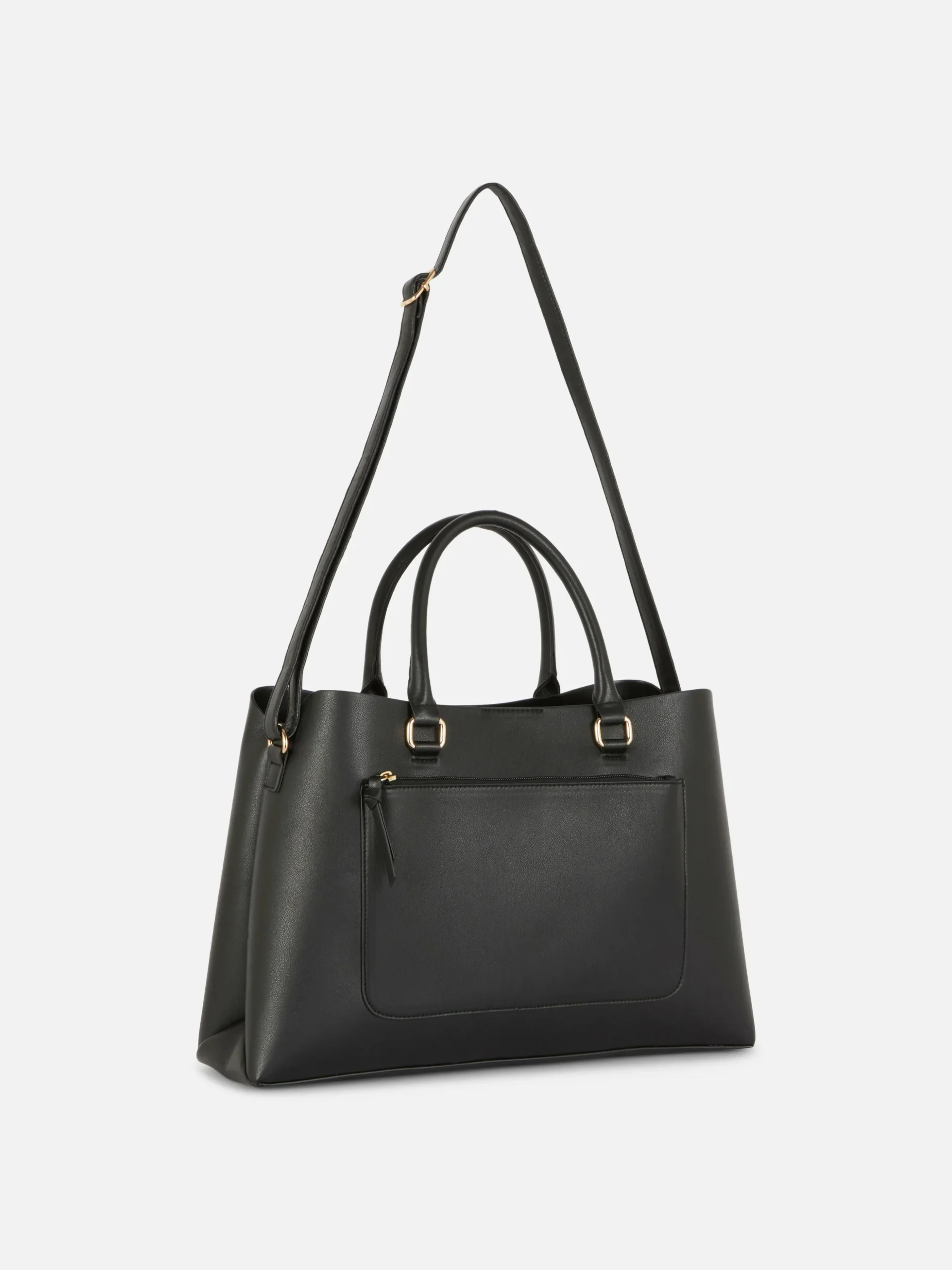 Sac Fourre-tout En Simili Cuir à Poche Zippée
