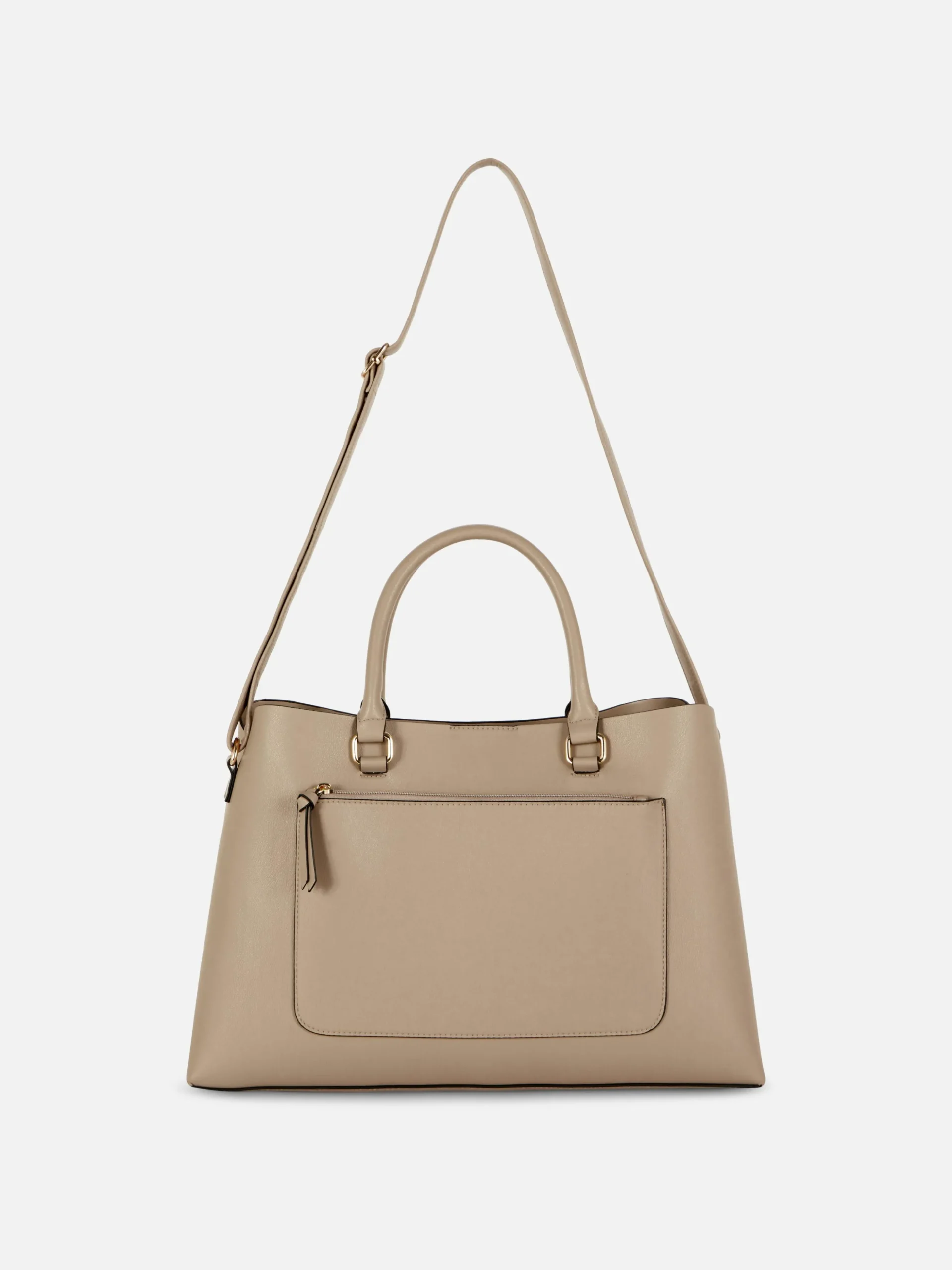 Sac Fourre-tout En Simili Cuir à Poche Zippée