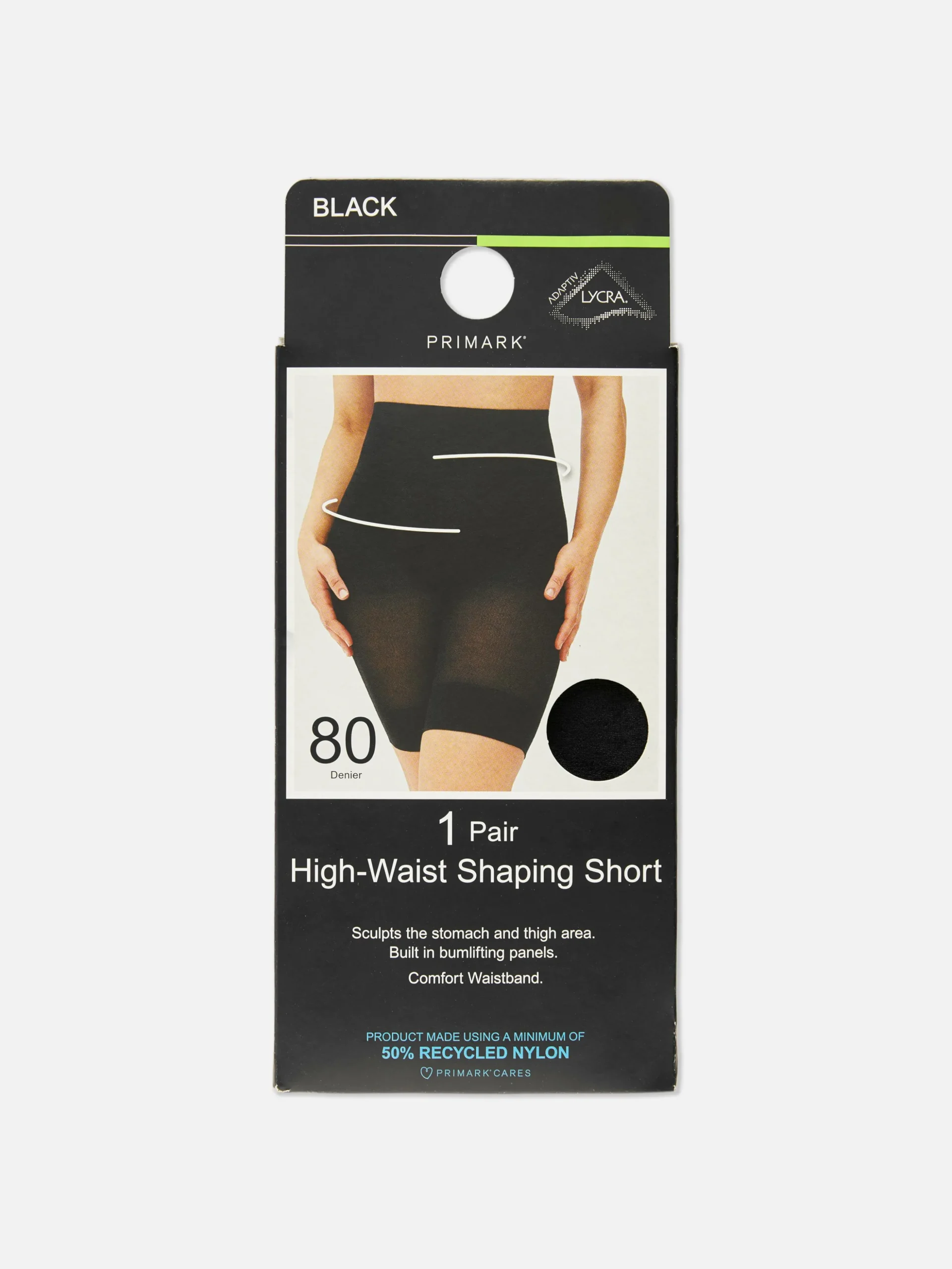 Short Amincissant à Taille Haute 80 Deniers