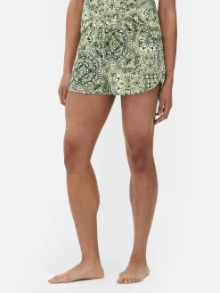 Short De Pyjama à Motif Mandala