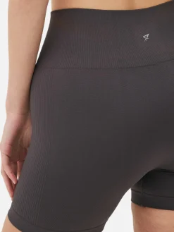 Short De Sport Taille Haute Sans Couture