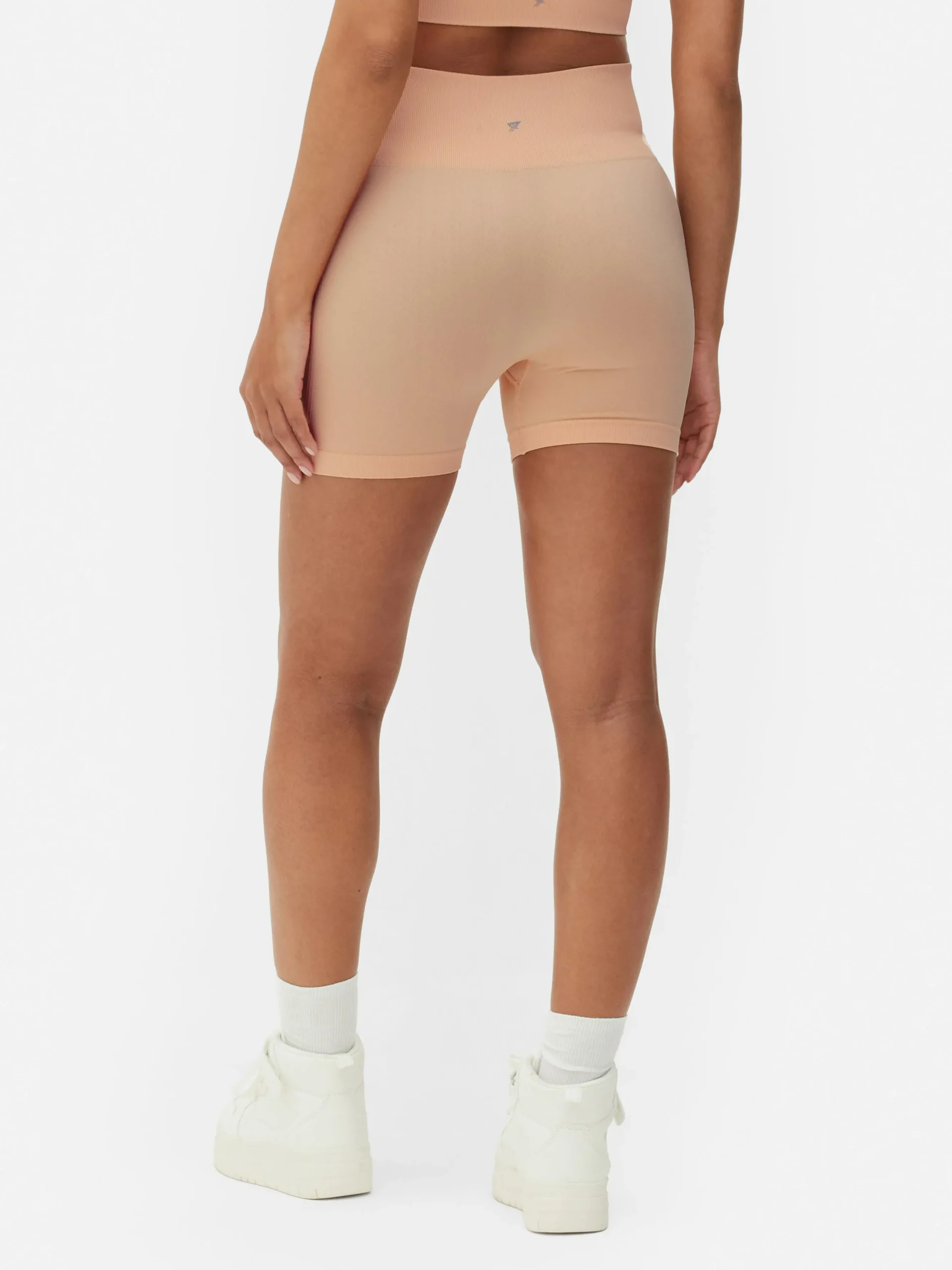 Short De Yoga Taille Haute Sans Coutures