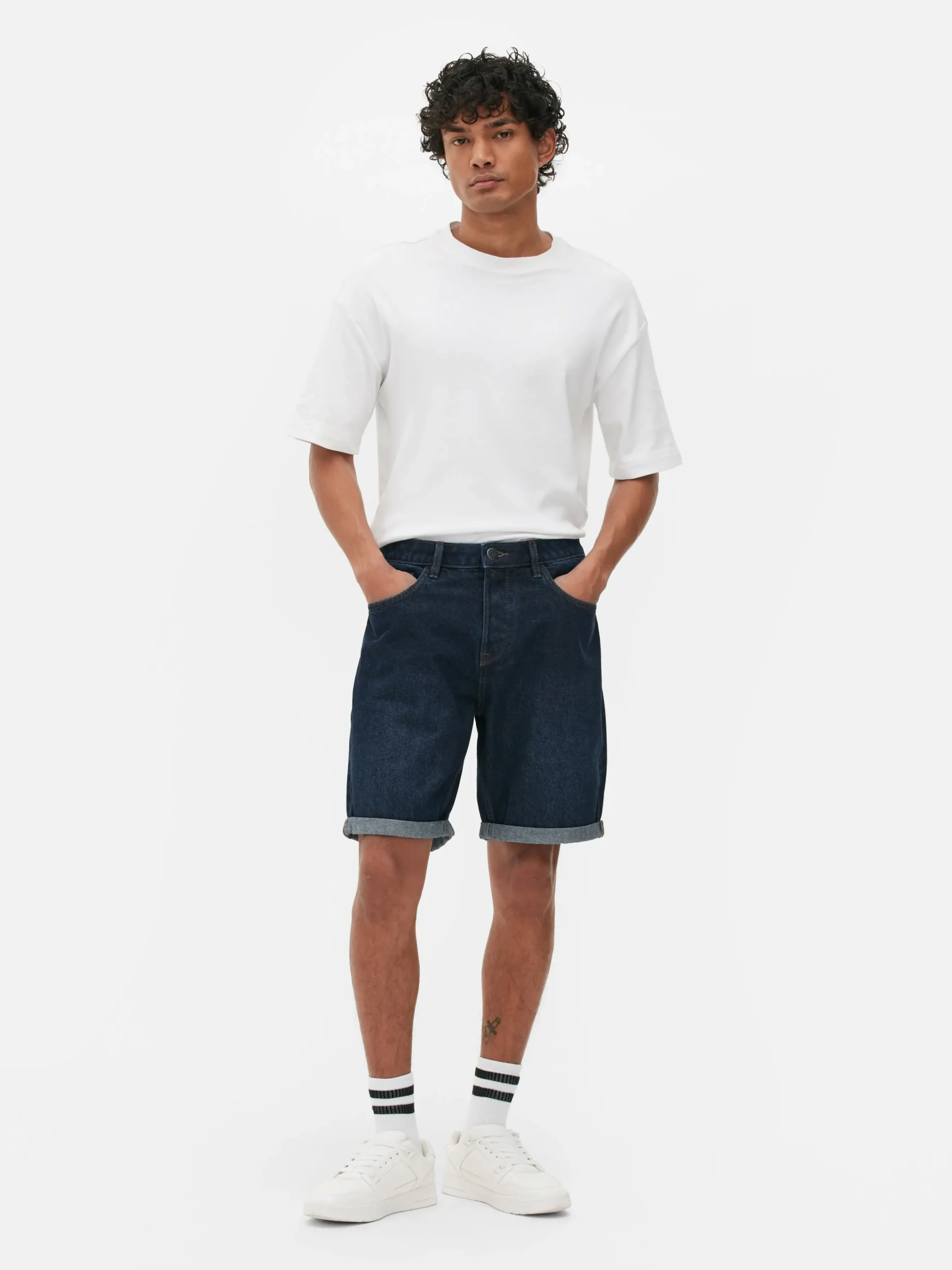 Short Droit En Jean