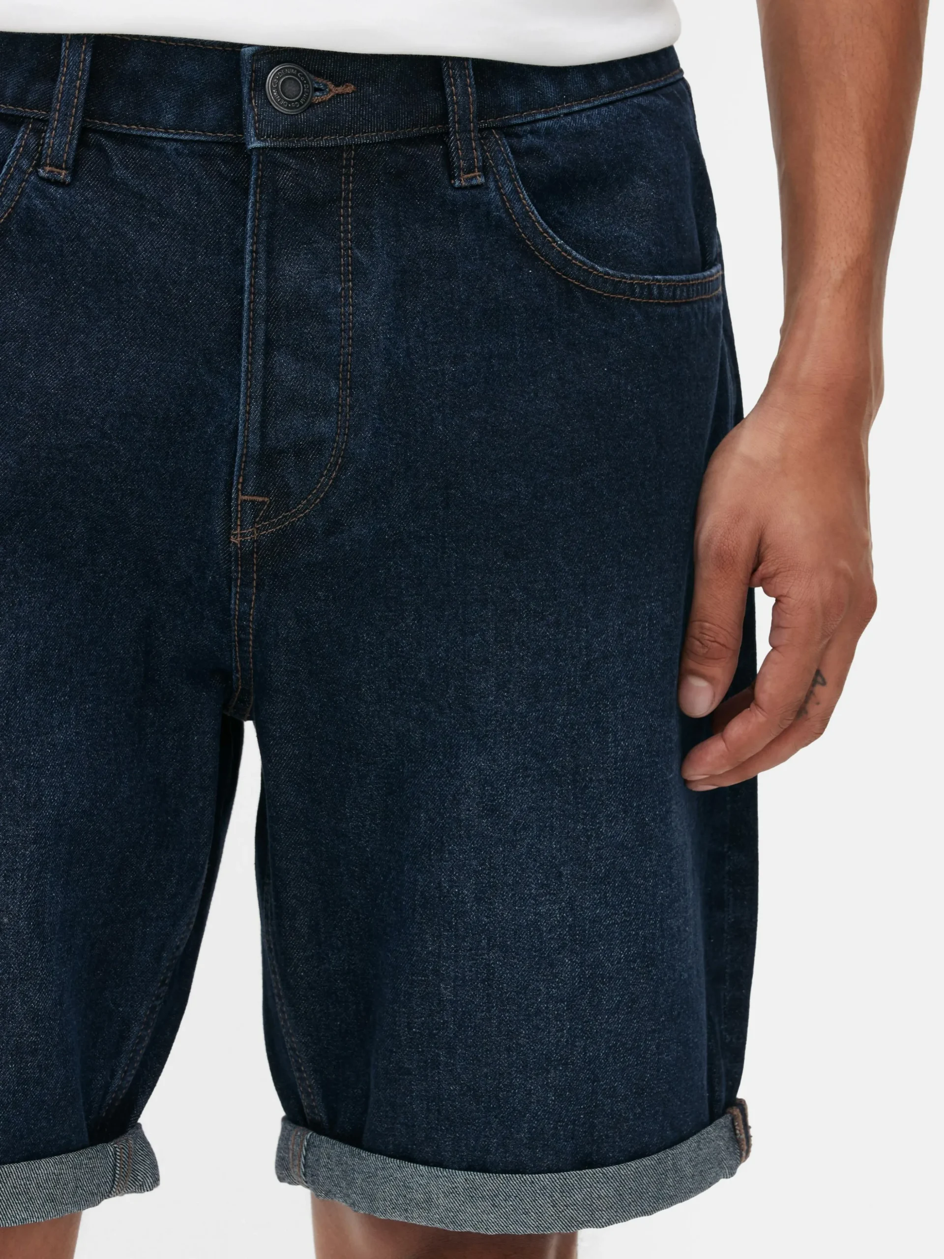 Short Droit En Jean