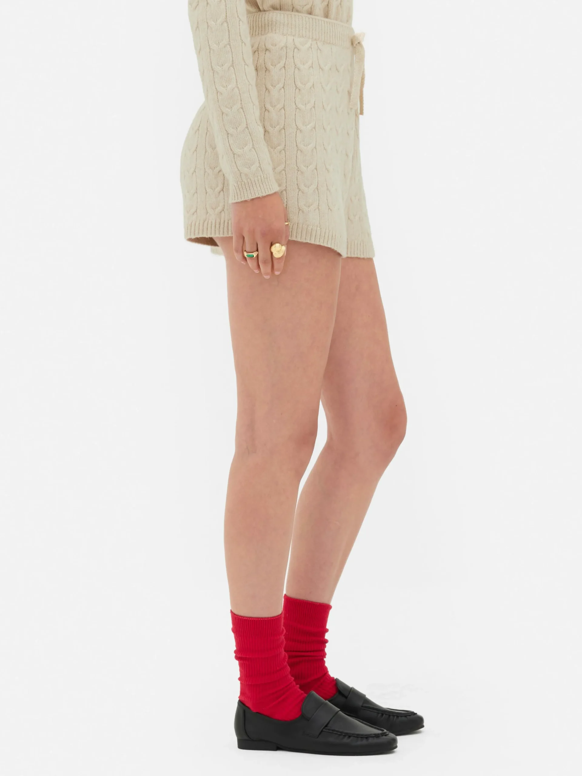 Short En Maille Torsadée Rita Ora