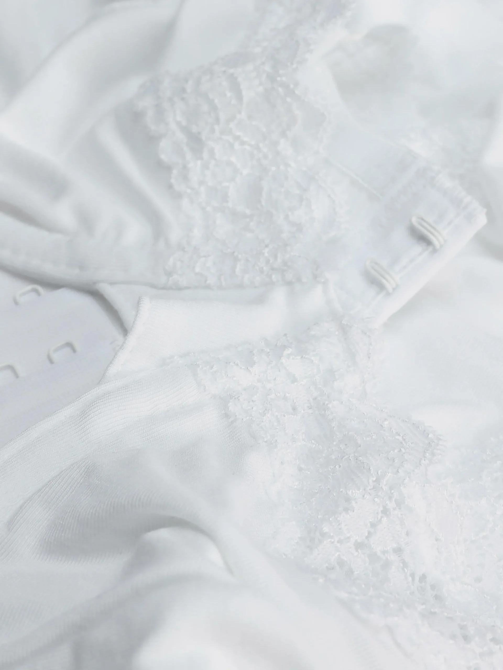 Soutien-gorge Non Rembourré Et Culotte En Dentelle